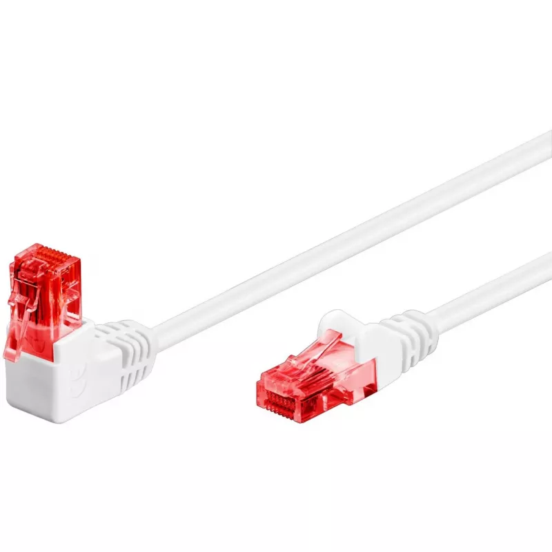 Patchcord U/UTP Cat. 6 GOOBAY 0,5 m, balts, modelis 51521