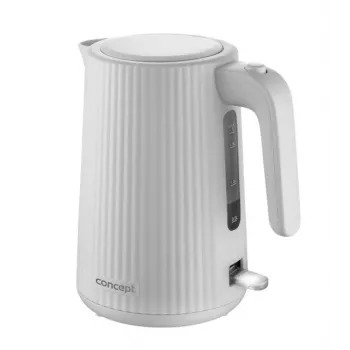 Elektriskā tējkanna Concept Solution RK2390, plastmasas korpuss, 1,7 L, balta
