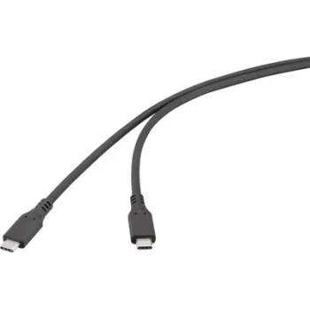 Renkforce USB kabelis USB4 USB-C spraudnis melns RF-6830438 (RF-6830438)