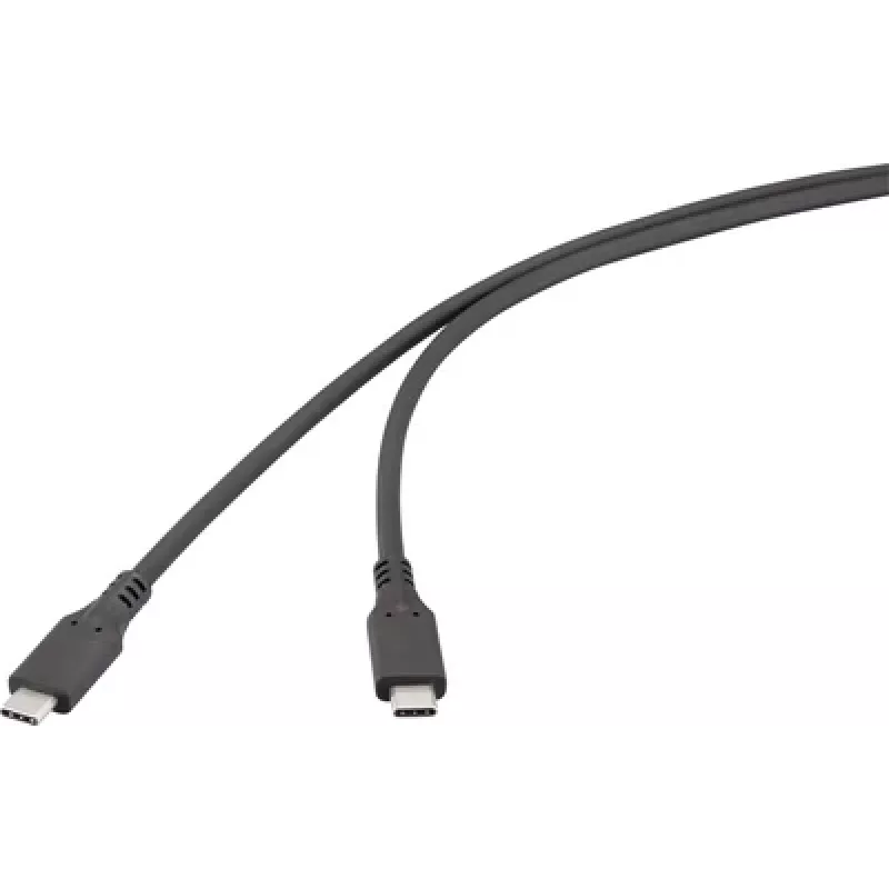 Renkforce USB kabelis USB4 USB-C spraudnis melns RF-6830438 (RF-6830438)