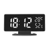 Digitālais LED modinātājs GreenBlue GB395 ar temperatūras displeju