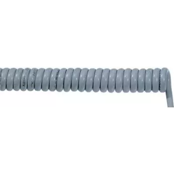 LappKabel spirāles kabelis OLFLEX® SPIRAL 400 P 1500 mm / 4500 mm 2 x 1 mm² Pelēks 70002648 1 gab. (70002648)