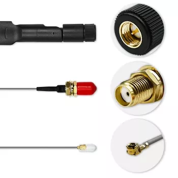 Āra 4G LTE Divkāršā Antena QOLTEC 57047 5 dBi Vienvirziena