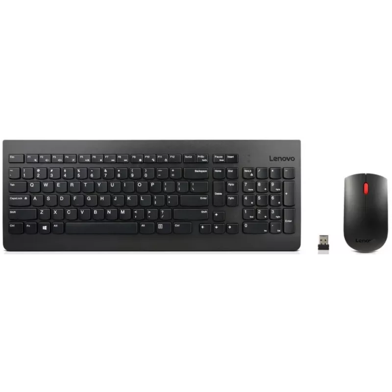 Lenovo 4X30M39497 tastatūra Pele iekļauta Universāls RF Bezvadu QWERTY US English Melns