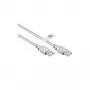 Wentronic 83138 USB kabelis, pelēks