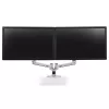 ERGOTRON LX Dual Side-by-Side Arm sudrabaini pulēts alumīnijs