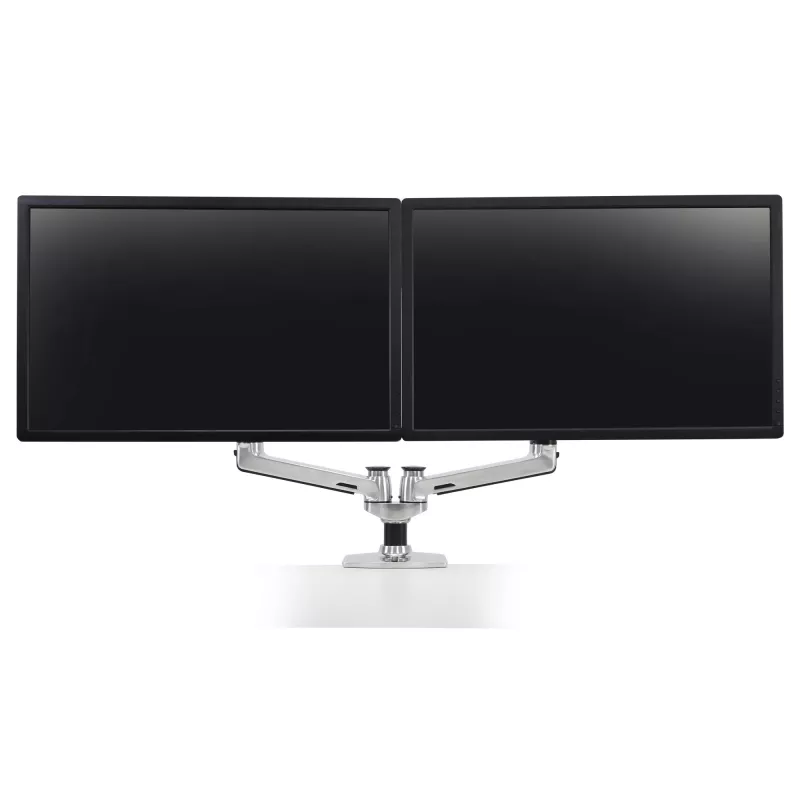 ERGOTRON LX Dual Side-by-Side Arm sudrabaini pulēts alumīnijs