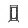Brīvi stāvošs statīvs LANBERG OR01-6822-B 22U, 600 mm platums x 800 mm dziļums, melns, 600 kg kravnesība