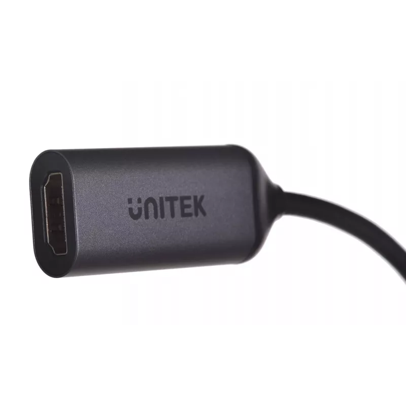UNITEK V1420A Video kabeļa adapteris 0,15 m USB Type-C HDMI Pelēks