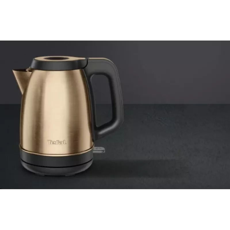 Elektriskā tējkanna Tefal 1,7 L 2400 W melna/vara krāsā
