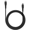 CANYON kabelis MFI-4 Type-C uz Lightning 1,2m Melns