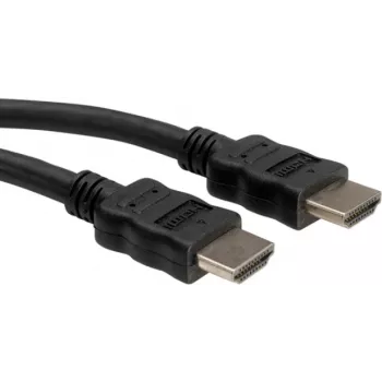 ROLINE - video/audio/tīkla kabelis - HDMI - 30 AWG - HDMI, 19 kontaktu (vīr.) - HDMI, 19 kontaktu (vīr.) - 3 m - ekranēts - melns (11.04.5733)