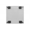 19 collu 42U LANBERG stāvošs statņu skapis 600×600 mm pelēks ar stikla durvīm un LCD (plakanā iepakojumā)