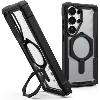 UAG Urban Armor Gear Plasma XTE Kickstand Case with Magnet Module | Samsung Galaxy S26 Ultra | Melns/caurspīdīgs | 21452211404G (21452211404G)