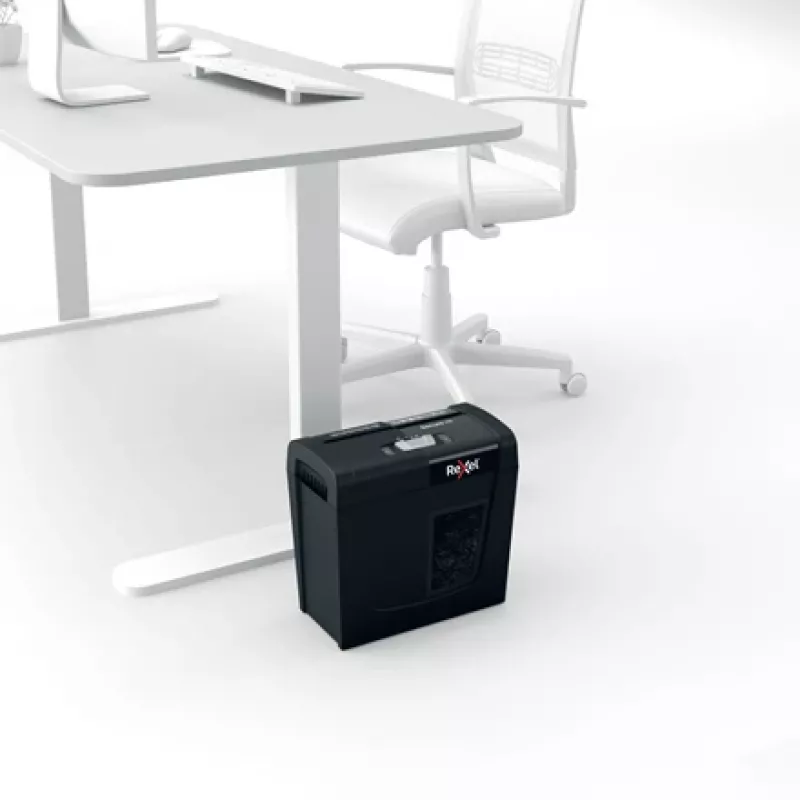 Rexel Secure X6 šķērsgriezuma papīra smalcinātājs P4, šķērsgriešana, 4 x 40 mm, 10 L, 100 lapas, 68 dB, 6 lapas