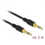 Audio kabelis 3,5 mm DeLOCK 85549 2 m melns