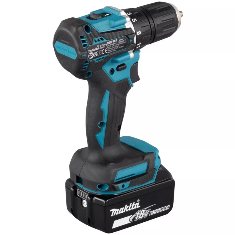 Makita DDF487Z urbis 1700 RPM 940 g Tirkīza