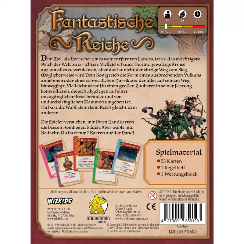 Fantastische Reiche, kāršu spēle