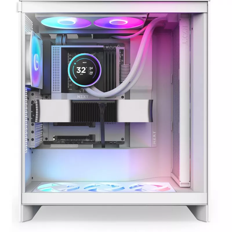 Kraken Elite 420 RGB 420 mm, Liquid Cooling balta