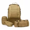 Extralink Military Backpack Tactical 4-in-1 School Travel Survival Bag 50L MIL-668