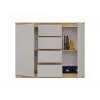 kumode ar 2 durvis un 4 atvilktnes, artisan ozols/kašmira krāsa