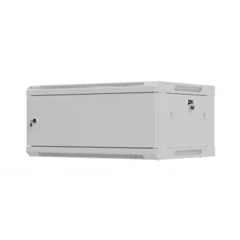 Piestiprināms 19 collu montāžas skapis LANBERG WF01-6404-00S 4U 600×450 mm, pelēks