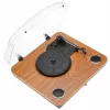 Analogais siksnas piedziņas vinila plašu atskaņotājs Adler AD 1914 ar USB pieslēgvietu, keramisko disku, līdzstrāvas motoru, 33 1/3 apgr./min, Bluetooth 5.4, RCA izejām, iebūvētiem skaļruņiem