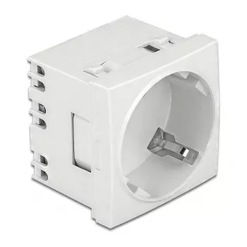 Rozete CEE 7/3 DeLOCK 81425 250V 16A Balta