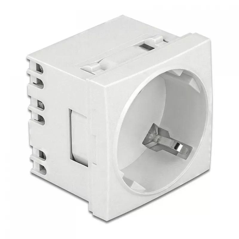 Rozete CEE 7/3 DeLOCK 81425 250V 16A Balta
