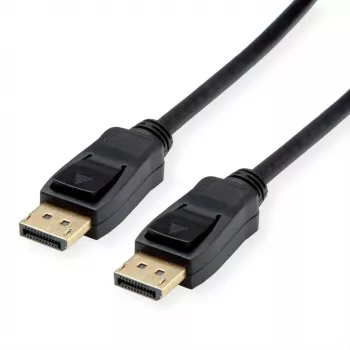 Value DisplayPort savienojuma kabelis, DisplayPort spraudnis, DisplayPort spraudnis 1,50 m melns 11.99.5798 ekranēts