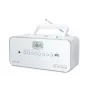 Pārnēsājama stereo sistēma Muse M-28RDW — CD/MP3 atskaņotājs, FM/MW uztvērējs, 3 W RMS, balta, 1,4 kg