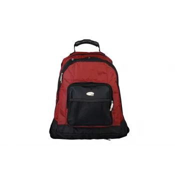 Addison 311015 piezīmjdatora soma 39,6 cm (15,6 inch) Mugursoma Melna, Bordo