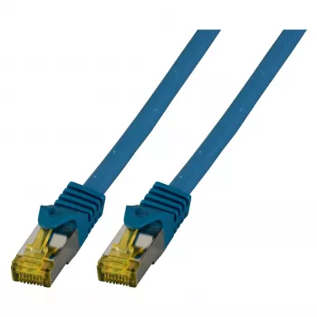 EFB-Elektronik RJ45 komutācijas kabelis Cat.6A S/FTP LSZHCat.7 neapstrādāts kabelis zils 1,5m Ražotājs: EFB Elektronik (MK7001.1,5BL)