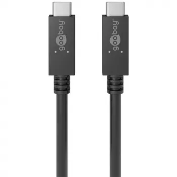 Goobay 49254 USB kabelis, melns