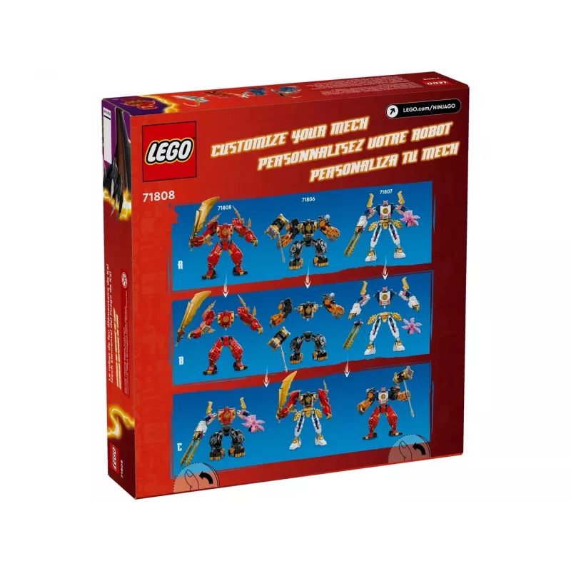 LEGO NINJAGO komplekts 71808 — 322 detaļas, 4 minifigūras, augstums 160 mm, vecums 7+