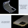 Aizsargājošs mīkstais vāciņš Devia iPhone 12 Pro Max — triecienizturīgs, zelts