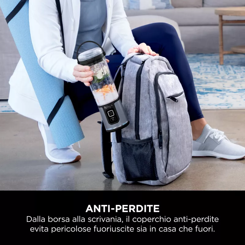 Sporta blenderis Ninja Blast BC151EUNV — 0,53 L bļoda, 14,4 W, ar akumulatoru, zils