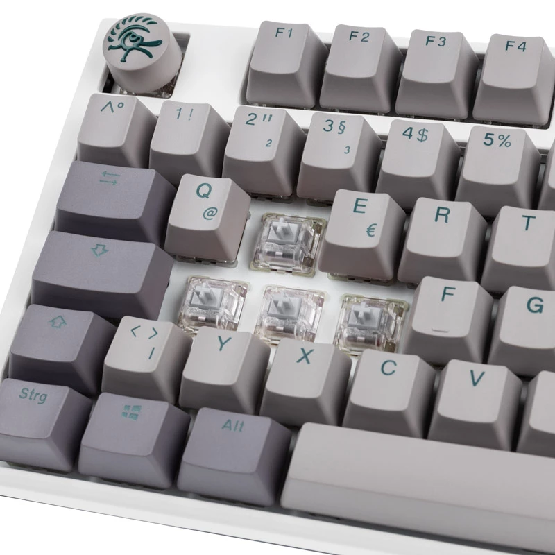 Ducky One 3 tastatūra, spēlēm, USB, pelēka