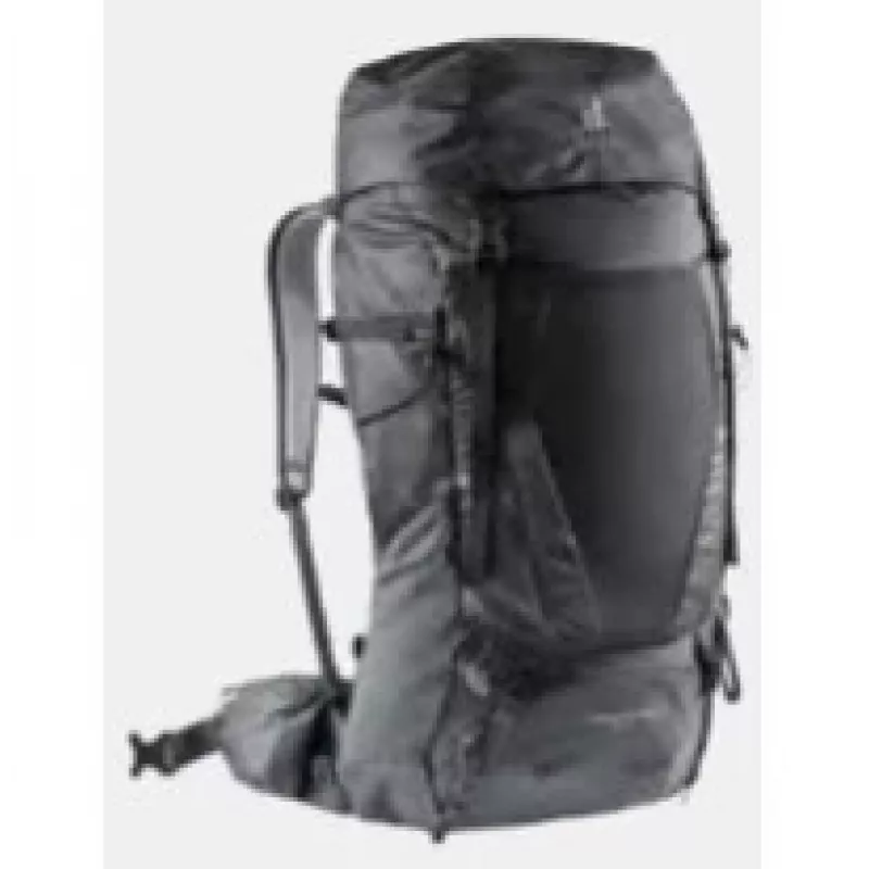 Mugursoma DEUTER Futura Air Trek 50 L – ar augšējo ielādi, 50 L tilpums, paplašināma līdz 60 L, unisex, melna