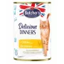 BUTCHER'S Delicious Dinners vistas gabaliņi želejā - mitrā kaķu barība - 400g
