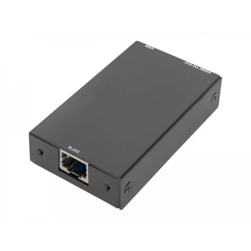 Digitus DVI sargspraudnis modulārām KVM konsolēm RJ45 uz DVI melns 1080p