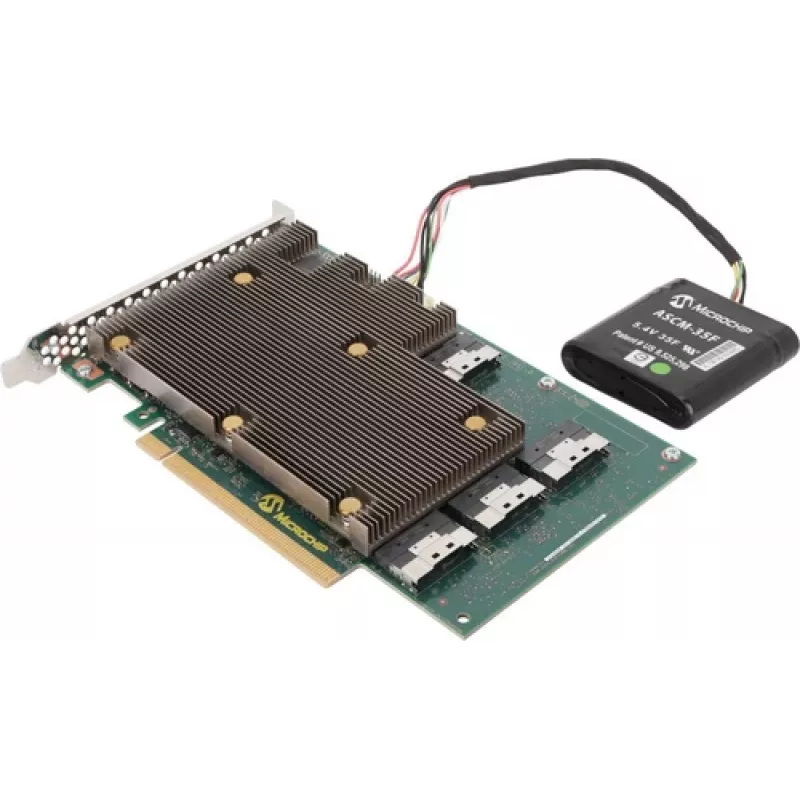 Microchip Technology SmartRAID 3258Up-32i/e RAID kontrolieris PCI Express x16 24 Gbit/s