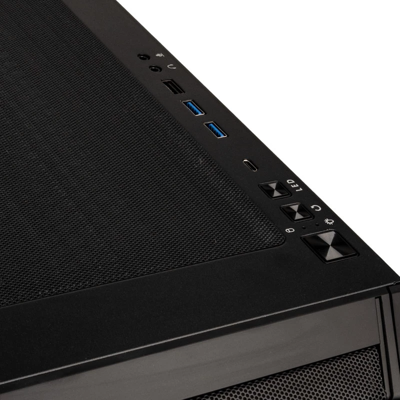 PC korpuss Kolink Citadel Mesh ATX ARGB Midi-Tower – melns, ATX mid-tower formas faktors