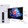 TCL 75P69K TV 190.5 cm (75 collas) 4K Ultra HD viedais televizors Wi-Fi melns