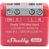 Shelly 1PM Mini Gen4 2-pack — Shelly Wi-Fi viedrelejs ar jaudas mērīšanu, kompakta DIN/modulārā forma