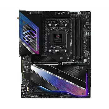 Mātesplate ASRock X870 NOVA WIFI — AMD X870, Socket AM5, ATX, 4× DIMM DDR5, 256GB, Wi‑Fi 6E, 2.5GbE