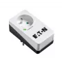 Pārsprieguma aizsardzības kārba Eaton Protection Box 1 FR — 1 Type E kontaktligzda, 220–250 V, 16 A, 4000 W, melna, kompakta