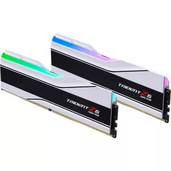 DIMM 32 GB DDR5-6000 (2x 16 GB) Dual-Kit, atmiņa balta, F5-6000J2636H16GX2-TZ5NRW, Trident Z5 NEO RGB, AMD EXPO
