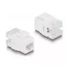 DeLOCK Keystone LSA komplekts RJ45 RJ11 Cat.6 melns klipšu turētājs
