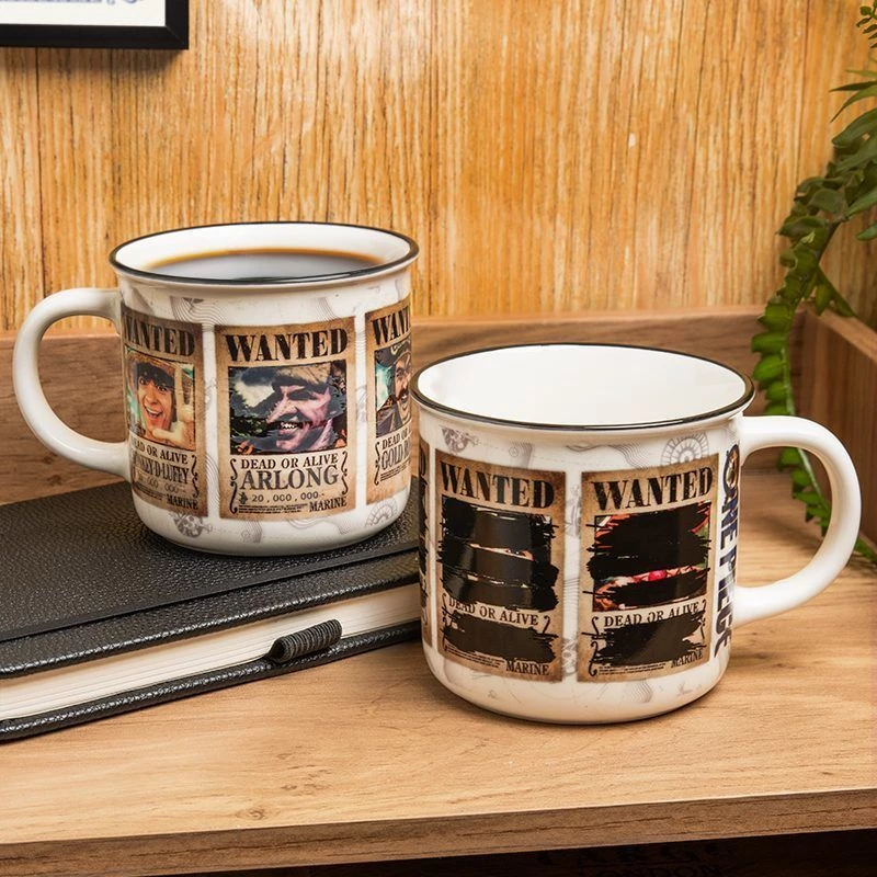 Heat Change Mug Paladone One Piece 300 ml - krāsu mainoša keramikas krūze